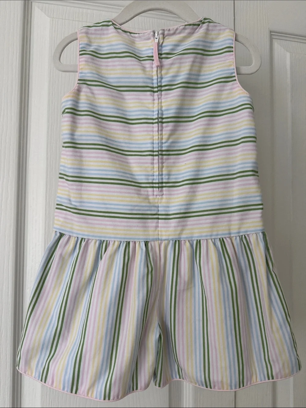 The Beaufort Bonnet Company TBBC Striped Romper Girls 2T